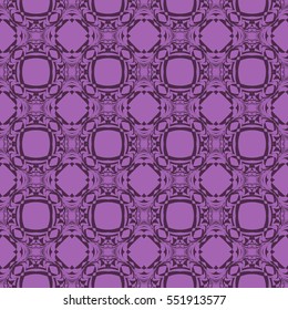 modern floral pattern of geometric ornament. Seamless vector illustration. for interior design, printing, wallpaper. purple color