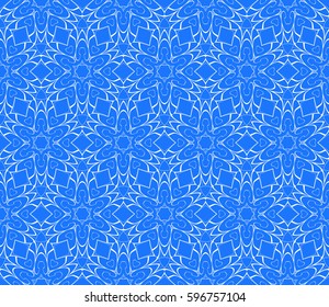 modern floral pattern of geometric ornament. Seamless vector illustration. for interior design, printing, wallpaper, decor, fabric, invitation.