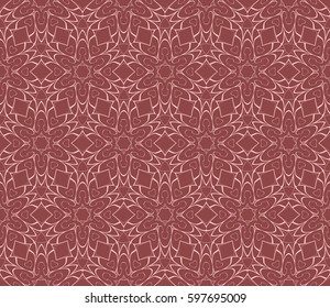 modern floral pattern of geometric ornament. Seamless vector illustration. for interior design, printing, wallpaper, decor, fabric, invitation.