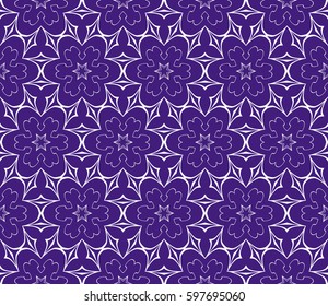 modern floral pattern of geometric ornament. Seamless vector illustration. for interior design, printing, wallpaper, decor, fabric, invitation.