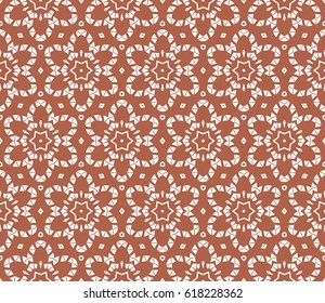 modern floral pattern of geometric ornament. Seamless vector illustration. for interior design, printing, wallpaper, decor, fabric, invitation.