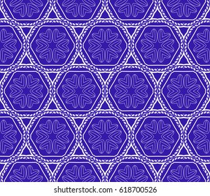 modern floral pattern of geometric ornament. Seamless vector illustration. for interior design, printing, wallpaper, decor, fabric, invitation.
