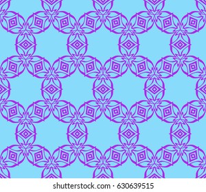 modern floral pattern of geometric ornament. Seamless vector illustration. for interior design, printing, wallpaper, decor, fabric, invitation.
