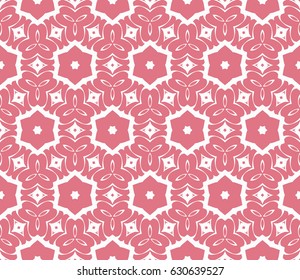 modern floral pattern of geometric ornament. Seamless vector illustration. for interior design, printing, wallpaper, decor, fabric, invitation.