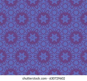 modern floral pattern of geometric ornament. Seamless vector illustration. for interior design, printing, wallpaper, decor, fabric, invitation.