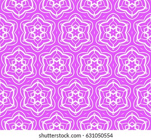 modern floral pattern of geometric ornament. Seamless vector illustration. for interior design, printing, wallpaper, decor, fabric, invitation.
