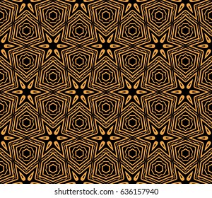 Traditional African Tribal Kitenge Inspired Seamless Stock Vector ...