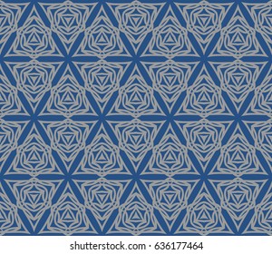 modern floral pattern of geometric ornament. Seamless vector illustration. for interior design, printing, wallpaper, decor, fabric, invitation.