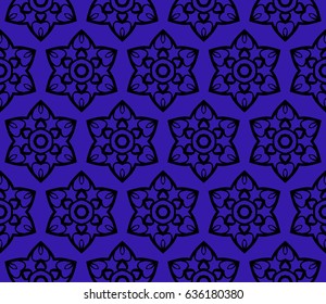 modern floral pattern of geometric ornament. Seamless vector illustration. for interior design, printing, wallpaper, decor, fabric, invitation.