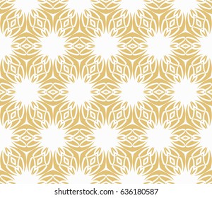 modern floral pattern of geometric ornament. Seamless vector illustration. for interior design, printing, wallpaper, decor, fabric, invitation.
