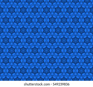 modern floral pattern. Seamless vector illustration. for interior design, printing, wallpaper, invitation. blue, black color