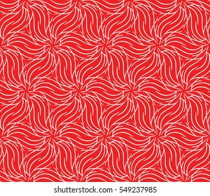 Modern floral patterns with geometry flowers. Vector illustration. Texture for holiday cards, Valentines day, wedding, wallpaper, web page.