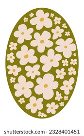 Modern floral posters with flowers. Abstract art. 
