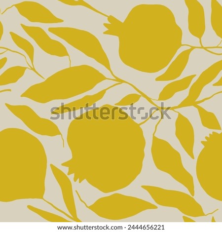 Modern floral print. Seamless pattern. Hand drawn style.
