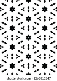 Modern floral print vector pattern decżorative shape design for creative ideas