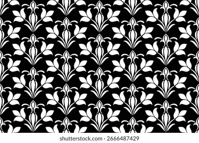 Modern Floral Seamless Pattern | Abstract Decorative Vector Design