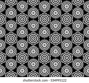 modern floral seamless pattern background. Luxury texture for wallpaper, invitation. Vector illustration. black, white color.