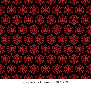 modern floral seamless pattern background. Luxury texture for wallpaper, invitation. Vector illustration. black, red color