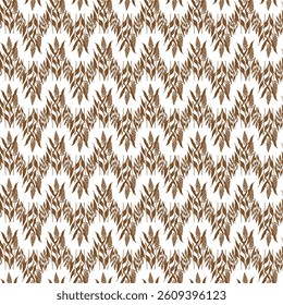 Modern Floral Seamless Pattern with Delicate Blue and Yellow Flowers