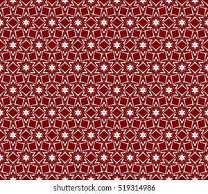 modern floral seamless pattern. vector. silver on red. for design invitation, interior wallpaper, cover card