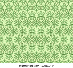 modern floral seamless pattern. vector. green color. for design invitation, interior wallpaper, cover card