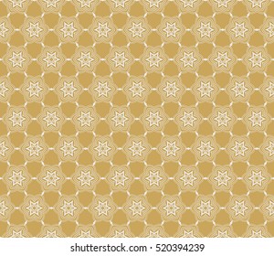 modern floral seamless pattern. vector. beige color. for design invitation, interior wallpaper, cover card