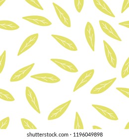 Modern Floral seamless pattern for your design: wallpapers, textile. Leaves and flowers
