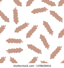 Modern Floral seamless pattern for your design: wallpapers, textile. Leaves and flowers