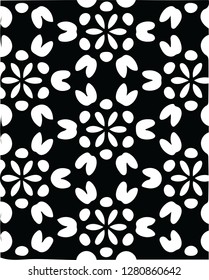 Modern floral stylish decorative vector pattern shape design for creative ideas