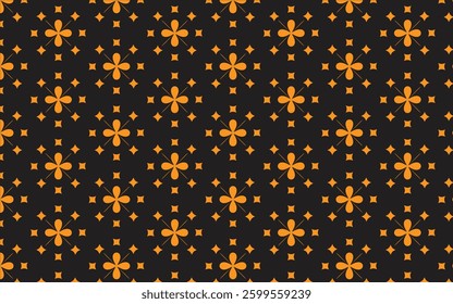Modern floral textile pattern Design with vector. Traditional ajrak textile design for shirt and dupatta.