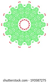 Modern floral texture