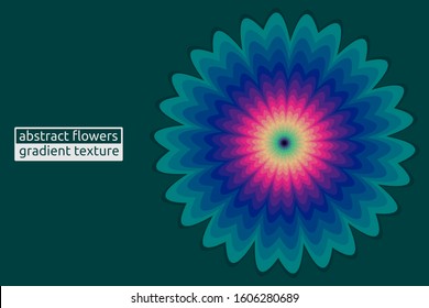modern floral texture abstract display