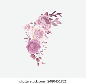 Modern Floral Vector. Illustrator and designer. Wedding Invites, save the date, Birthday Invites, Video Invites, E-Cards.