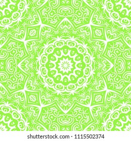 Modern floral vector ornaments. Decorative flower mandala. vector meditation illustration
