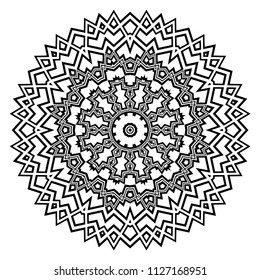 Modern floral vector ornaments. Fantastyc decorative flower mandala. vector illustration