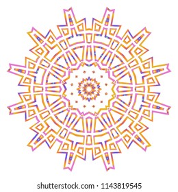 Modern floral vector ornaments. Fantastyc decorative flower mandala. vector illustration
