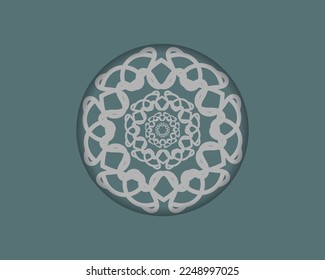  Modern flower colorful Mandala. Vintage decorative elements. vector illustration. Islam, Arabic, Indian, Turkish, Pakistan, Chinese 2023