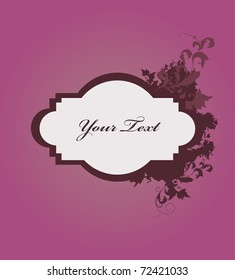 Modern Flower Frame