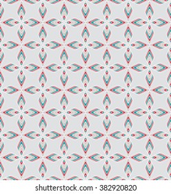 Modern Flower geometric pattern. Repeating flower pattern design. Abstract Flower background, can be used for wallpaper, cover fills, web page background, surface textures. Geometric simple print.