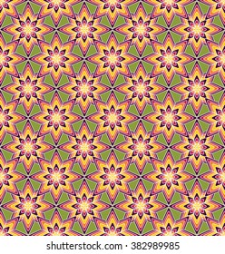 Modern Flower geometric pattern. Repeating Flower pattern design. Abstract Flower background, can be used for wallpaper, cover fills, web page background, surface textures. Geometric simple print.