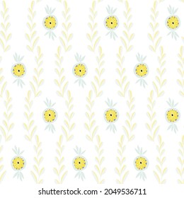 Modern Flower Leaf Collection of Seamless Patterns for Textile Wallpaper Wrapping paper and more