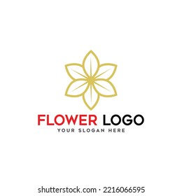 Modern Flower Logo Design Template 