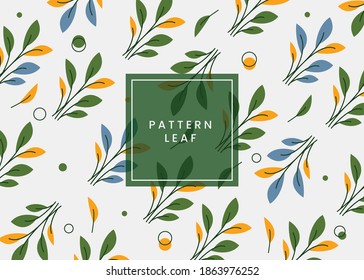 Modern flower pattern background ready to print. Seamless abstract