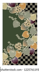 Modern flower pattern, The combination of geometry is a background,
Japanese pattern vector.