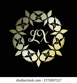 Modern Flower Vintage Mandala Style