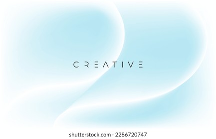 Modern Fluid Abstract Background with Blue Color Gradient Mesh Color For Your Sale Banner Marketing, Poster, Cover, Page and More. Vector Eps 10