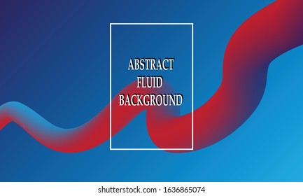 A modern fluid abstract background, with gradations of blue and fluid waves