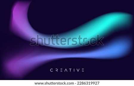 Modern Fluid Abstract Background with Green and Purple Color Gradient Mesh Color For Your Sale Banner Marketing, Poster, Cover, Page and More. Vector Eps 10