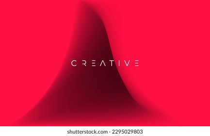 Modern Fluid Abstract Background with Red Color Gradient Mesh Color For Your Sale Banner Marketing, Poster, Cover, Page and More. Vector Eps 10