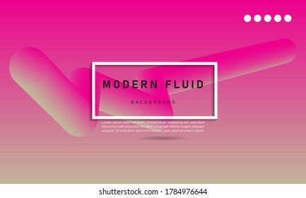 Modern fluid background with bright color for web, promotions, presentations.vector illustration